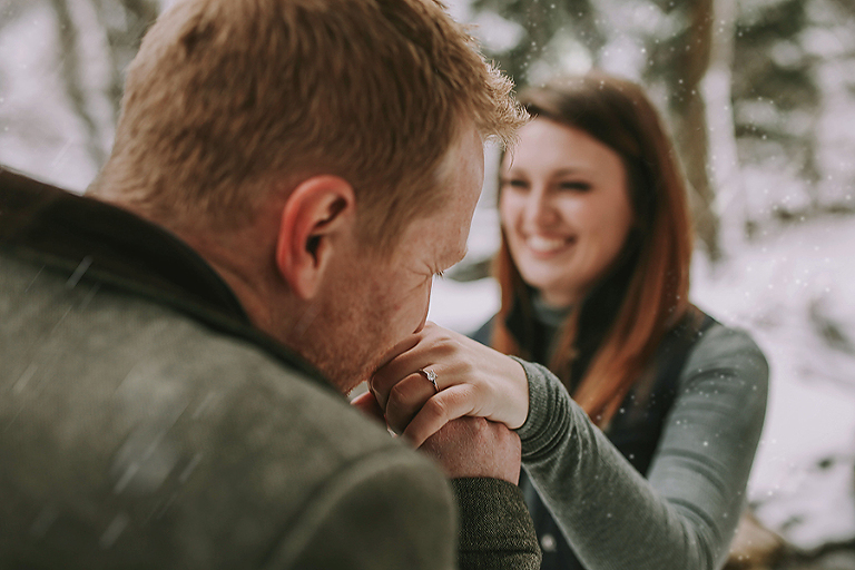 Utah Wedding Photographer, Utah engagements, winter engagements